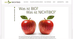 Desktop Screenshot of bio-nichtbio.info