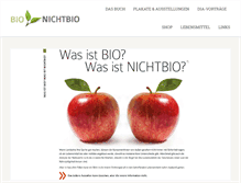 Tablet Screenshot of bio-nichtbio.info